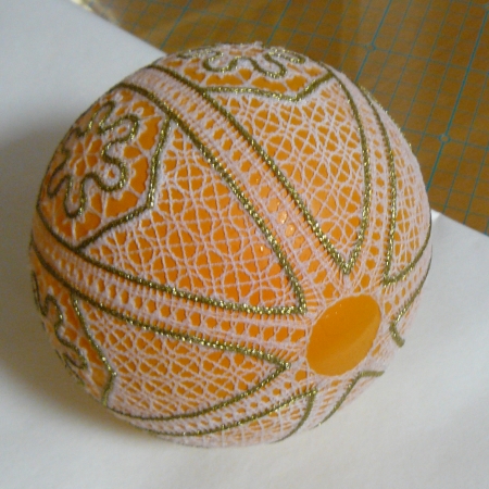 FSL Battenberg Lace Hot-Air Balloon Ornament image 3